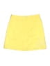 IZOD 100% Polyester Solid Yellow Casual Skirt Size 2 - photo 1