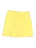 IZOD 100% Polyester Solid Yellow Casual Skirt Size 2 - photo 2