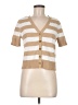 MICHAEL Michael Kors Tan Short Sleeve Top Size M - photo 1