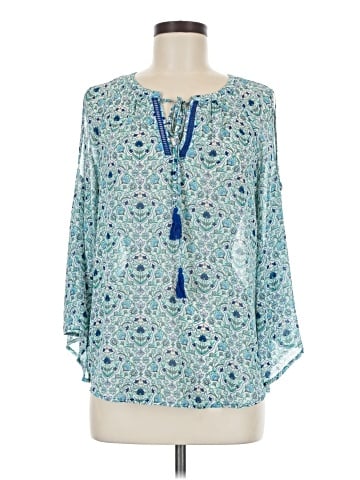 Black Rainn 3/4 Sleeve Blouse (view 1)
