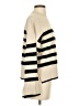 RD Style Stripes Ivory Turtleneck Sweater Size S - photo 4