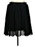 Express Outlet 100% Polyester Solid Black Casual Skirt Size XL - photo 1