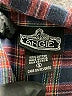 Angie 100% Cotton Plaid Brown Long Sleeve Button-Down Shirt Size S - photo 4