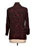 Fred David Paisley Burgundy Long Sleeve Blouse Size L (petite) - photo 2