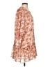 Olivaceous 100% Polyester Floral Ivory Casual Dress Size L - photo 4