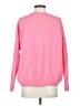 Vince Camuto Solid Pink Pullover Sweater Size S - photo 2