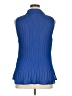 Fashion Bug 100% Polyester Blue Sleeveless Blouse Size 0X - photo 2