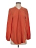 Joie Orange Long Sleeve Blouse Size M - photo 1
