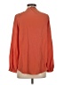 Joie Orange Long Sleeve Blouse Size M - photo 2
