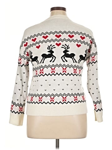 Shein Curve Pullover Sweater (view 2)