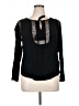 Joseph A. 100% Viscose Black Long Sleeve Blouse Size XL - photo 1