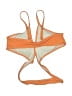 Shein Solid Orange Swimsuit Top Size XS (estimated) - photo 2