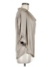 Vince. 100% Polyester Silver 3/4 Sleeve Blouse Size 6 - photo 4