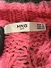 MNG Suit Color Block Pink Pullover Sweater Size XS - photo 7