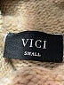 VICI Color Block Tan Turtleneck Sweater Size S - photo 7
