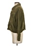 Timing 100% Cotton Green 3/4 Sleeve Button-Down Shirt Size S - photo 5