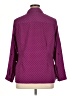 Studio Works Polka Dots Purple Long Sleeve Blouse Size 1X - photo 2
