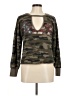 Lucky Brand Camo Green Pullover Sweater Size M - photo 1