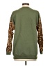 John Eshaya Animal Print Green Pullover Sweater Size S - photo 2