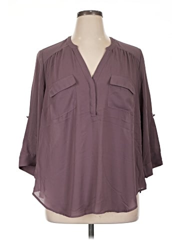 Torrid 3/4 Sleeve Blouse (view 1)