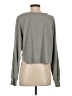 Lulus Gray Long Sleeve T-Shirt Size S - photo 2