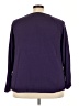 Karen Scott 100% Cotton Purple Pullover Sweater Size 3X - photo 2