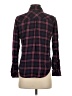 Rails 100% Rayon Plaid Burgundy Long Sleeve Button-Down Shirt Size S - photo 2