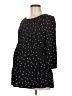 Seraphine 100% Viscose Black Kimono Size 6 - photo 1
