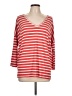 MICHAEL Michael Kors Red 3/4 Sleeve Top Size L - photo 1