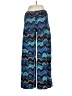 BCBGMAXAZRIA 100% Viscose Chevron-herringbone Blue Casual Pants Size M - photo 2