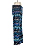 BCBGMAXAZRIA 100% Viscose Chevron-herringbone Blue Casual Pants Size M - photo 4