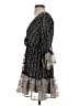 Blue Rain 100% Polyester Paisley Black Cocktail Dress Size S - photo 5