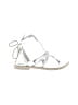 Free People White Silver Sandals Size EU 36 - photo 1