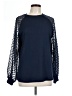 MIHOLL Blue Long Sleeve Blouse Size L - photo 1