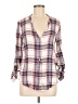 Kenneth Cole REACTION Plaid Ivory 3/4 Sleeve Blouse Size M - photo 1