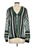 Clover Canyon 100% Polyester Green Long Sleeve Blouse Size S - photo 2