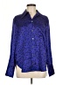 Equipment 100% Silk Animal Print Blue blouse Size M - photo 1