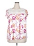 Unbranded White Short Sleeve Blouse Size 2X (estimated) - photo 1