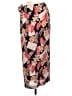 Rafaella 100% Silk Print Black Silk Skirt Size 6 - photo 2