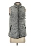 Love Tree 100% Polyester Gray Faux Fur Vest Size S - photo 1