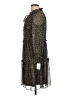 Just... Taylor Animal Print Black Casual Dress Size 8 - photo 5