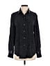 Equipment Animal Print Black Long Sleeve Blouse Size S - photo 1