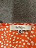 Wildfire 100% Polyester Orange Short Sleeve Blouse Size 6 - photo 7