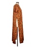 It's Print Orange Casual Dress Size L - photo 4