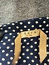 Ecru 100% Rayon Polka Dots Blue Casual Dress Size M - photo 7