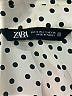 Zara Animal Print Ivory Long Sleeve Blouse Size S - photo 7