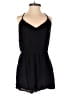 ASOS 100% Viscose Solid Black Romper Size 6 - photo 1