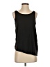 Unbranded Solid Black Sleeveless T-Shirt Size S - photo 1