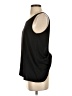 Unbranded Solid Black Sleeveless T-Shirt Size S - photo 5