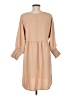 Dokotoo 100% Polyester Solid Tan Casual Dress Size M - photo 2